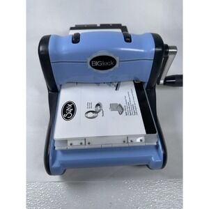 Sizzix Bigkick Periwinkle Machine model #657850 w/Extended Multipurpose Platform